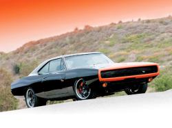 DODGE CHARGER 440 black