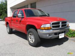 DODGE DAKOTA red