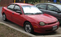 DODGE NEON red