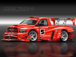 DODGE RAM red