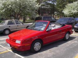 DODGE SHADOW CONVERTIBLE silver