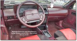 DODGE SHADOW interior