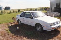 DODGE SHADOW white