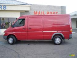 DODGE SPRINTER VAN red