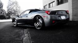 FERRARI 458 ITALIA silver