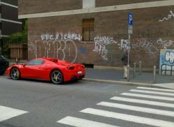 FERRARI 458 SPIDER red