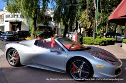 FERRARI 458 SPIDER silver