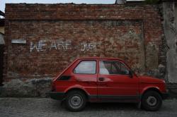 FIAT 126 red