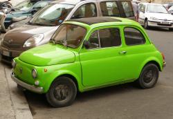 FIAT 500 green