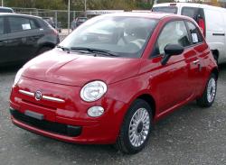 FIAT 500 red