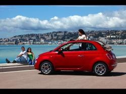 FIAT 500 red