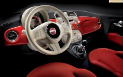 FIAT 500C interior