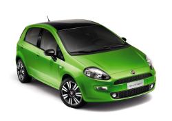 FIAT GRANDE PUNTO green