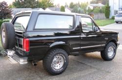 FORD BRONCO black