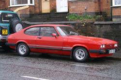 FORD CAPRI red