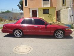 FORD CROWN VICTORIA red