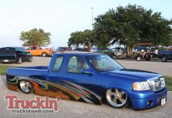 FORD F150 blue