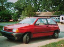 FORD FESTIVA red