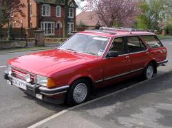 FORD GRANADA 2.8 red