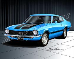 FORD MAVERICK blue