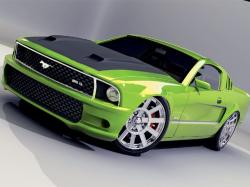 FORD MUSTANG green