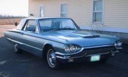 FORD THUNDERBIRD CAR silver