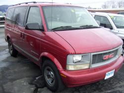 GMC SAFARI VAN red