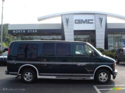 GMC SAVANA PASSENGER red