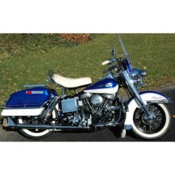 HARLEY-DAVIDSON FL PANHEAD blue