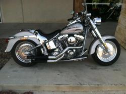 HARLEY-DAVIDSON FLSTFSE SCREAMIN EAGLE FAT BOY silver