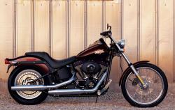 HARLEY-DAVIDSON SOFTAIL black