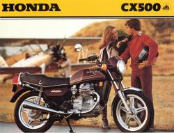 HONDA 500 CX blue