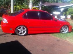 HONDA BALLADE red