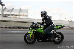 HONDA CBR 600 green