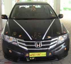 HONDA CITY brown