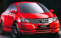 HONDA CITY red