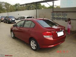 HONDA CITY red