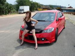 HONDA CIVIC red