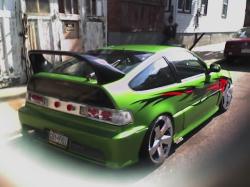 HONDA CRX green