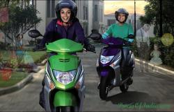 HONDA DIO blue