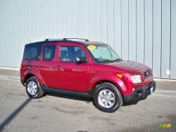 HONDA ELEMENT AWD red