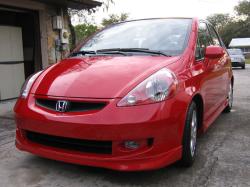 HONDA FIT red