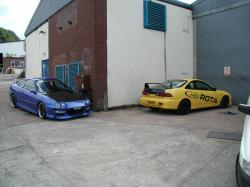 HONDA INTEGRA blue