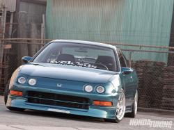 HONDA INTEGRA green