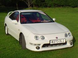 HONDA INTEGRA white