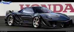 HONDA NSX black