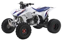 HONDA TRX450R white