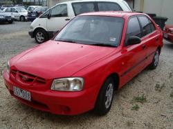 HYUNDAI ACCENT red