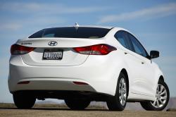 HYUNDAI ELANTRA AT white