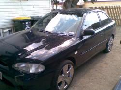 HYUNDAI EXCEL black